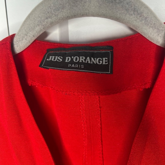 Jus D'Orange Wrap Tie Vintage Dress Women's Size Small - Picture 3 of 5